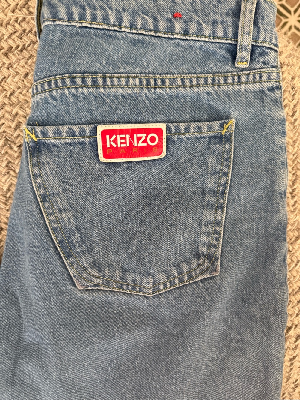 Kenzo High-Waist Straight Leg Jeans Size 30 - Picture 2 of 7
